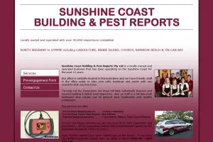 Sunshine Coast Building And Pest Reports.